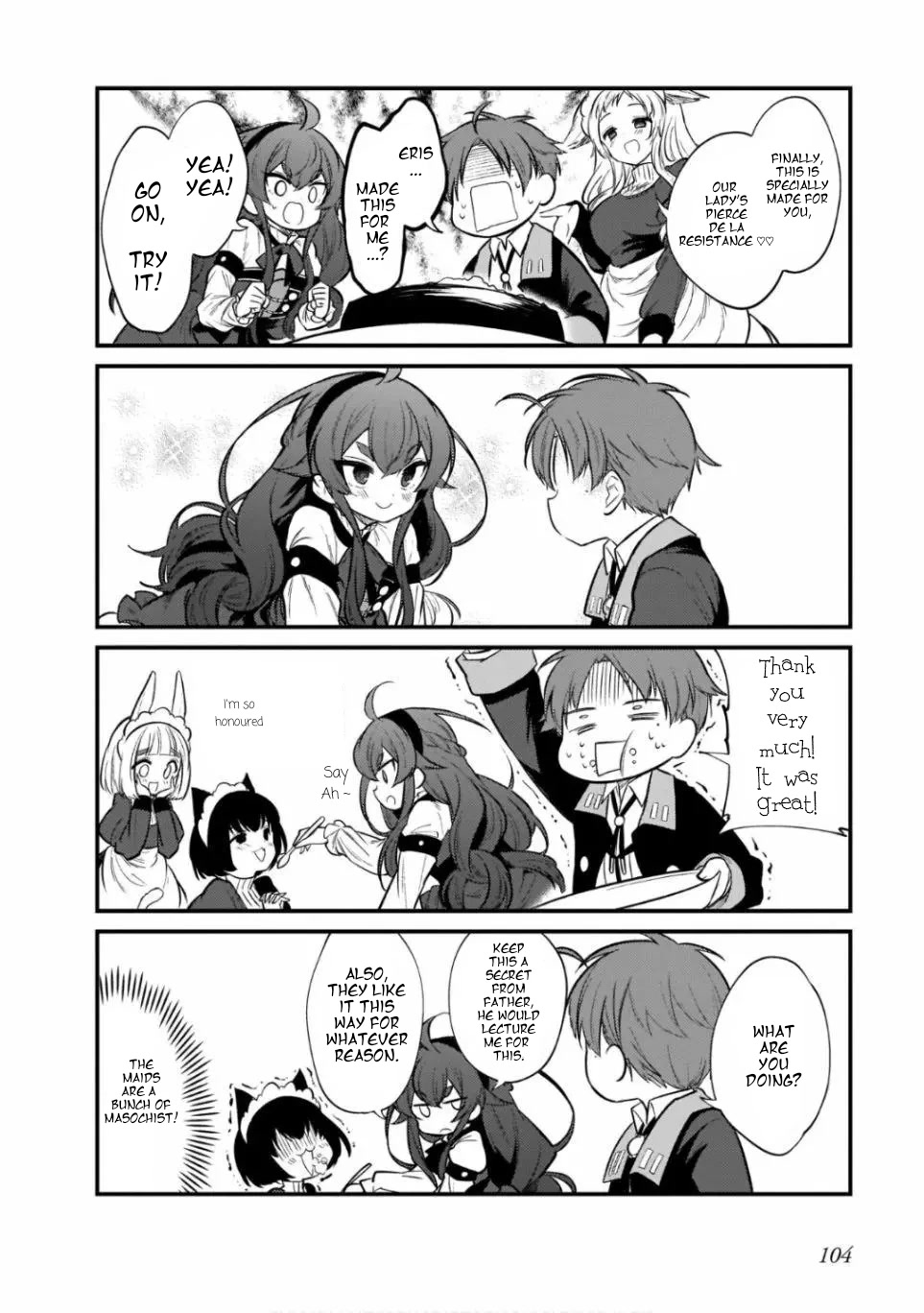 Mushoku Tensei: Even If It's a 4-Koma, I'll Get Serious chapter 13 page 12
