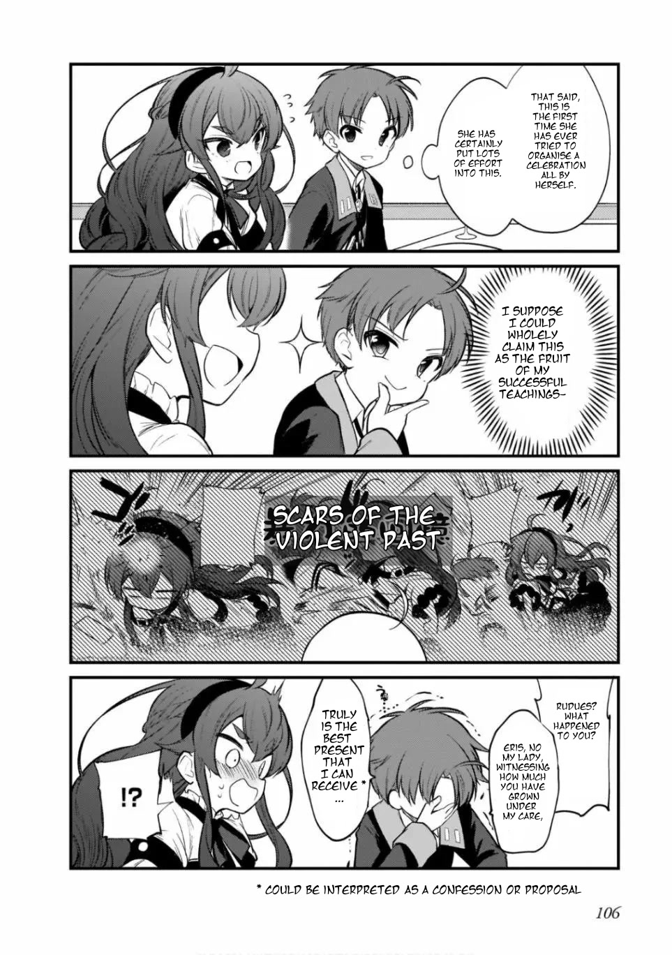 Mushoku Tensei: Even If It's a 4-Koma, I'll Get Serious chapter 13 page 14