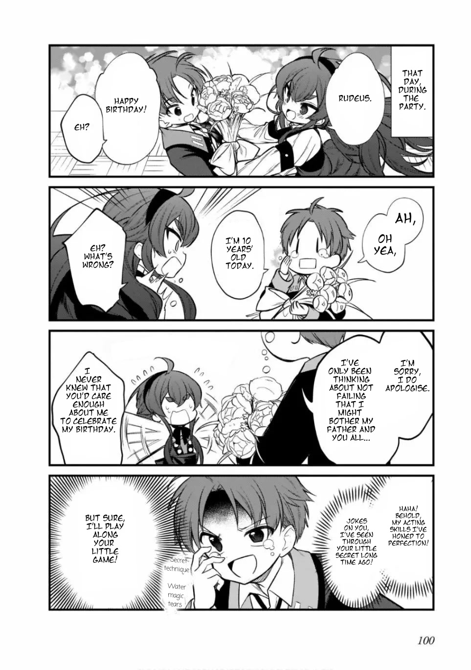 Mushoku Tensei: Even If It's a 4-Koma, I'll Get Serious chapter 13 page 8