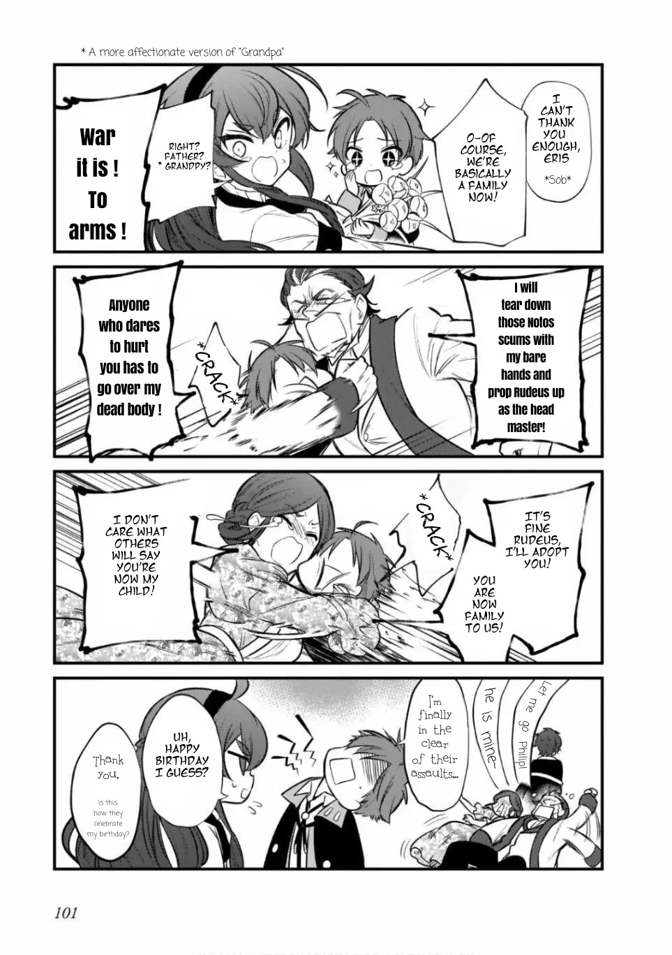 Mushoku Tensei: Even If It's a 4-Koma, I'll Get Serious chapter 13 page 9
