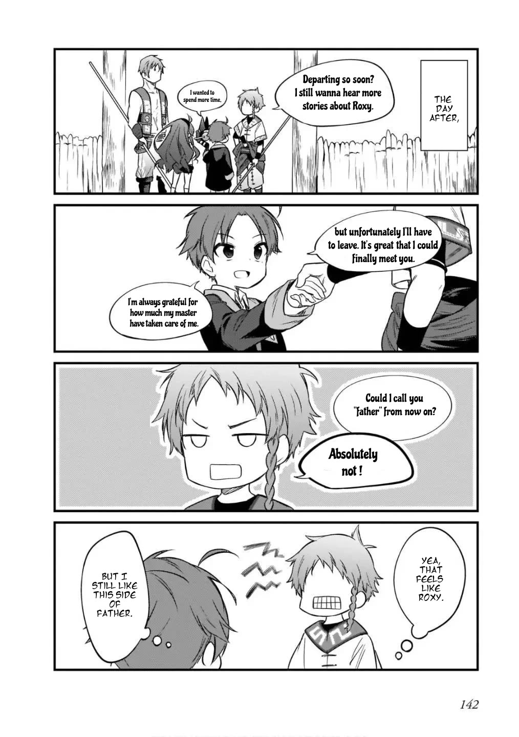 Mushoku Tensei: Even If It's a 4-Koma, I'll Get Serious chapter 15 page 14