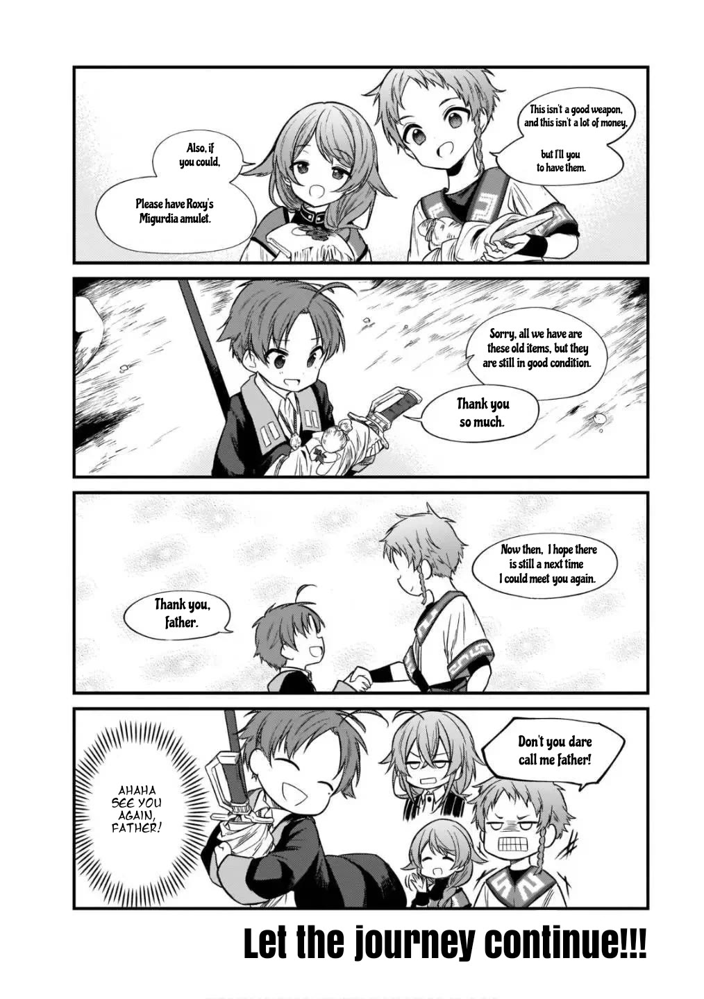 Mushoku Tensei: Even If It's a 4-Koma, I'll Get Serious chapter 15 page 16