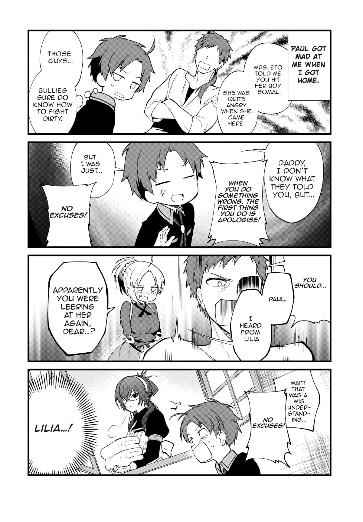 Mushoku Tensei: Even If It's a 4-Koma, I'll Get Serious chapter 3 page 10