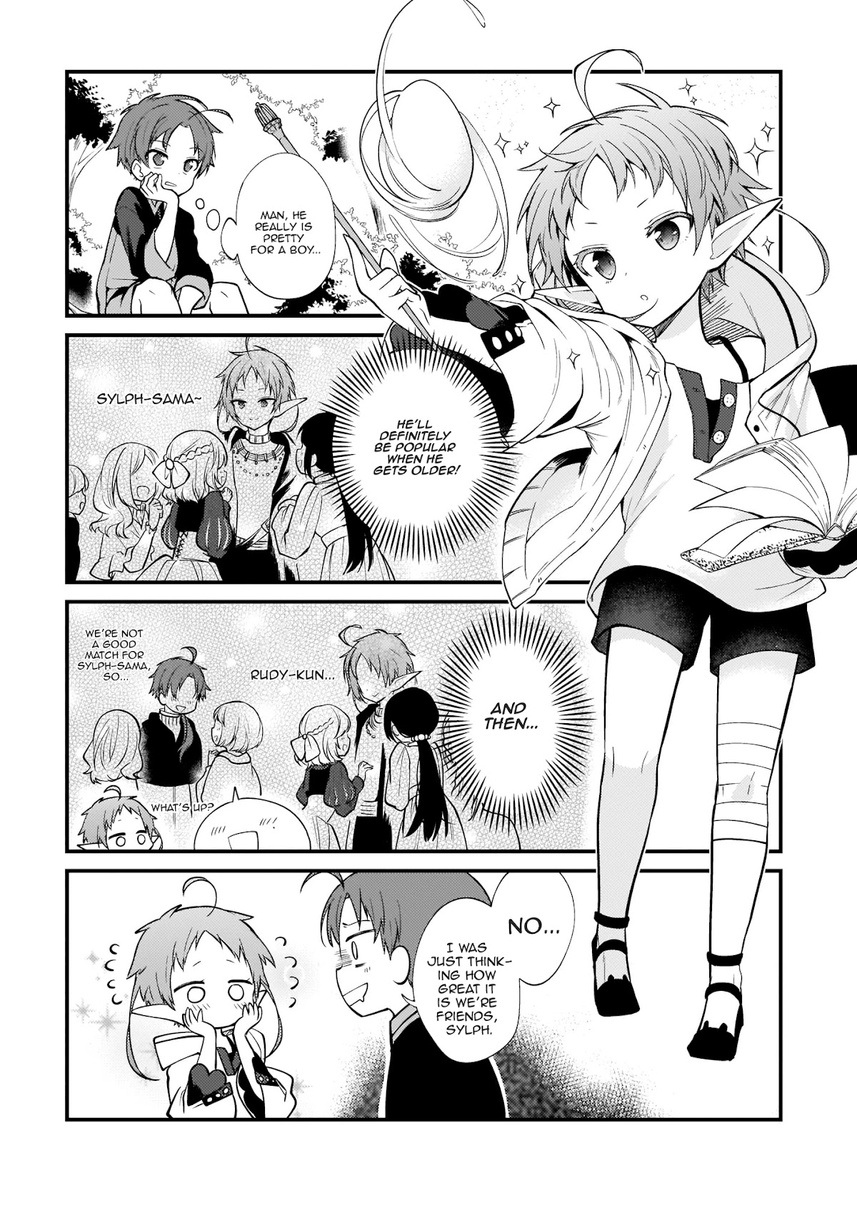 Mushoku Tensei: Even If It's a 4-Koma, I'll Get Serious chapter 3 page 12