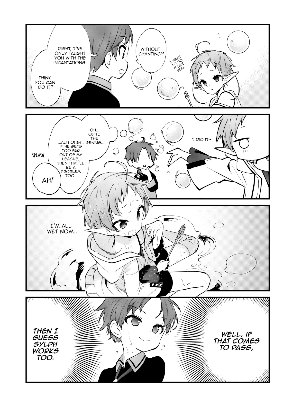 Mushoku Tensei: Even If It's a 4-Koma, I'll Get Serious chapter 3 page 13