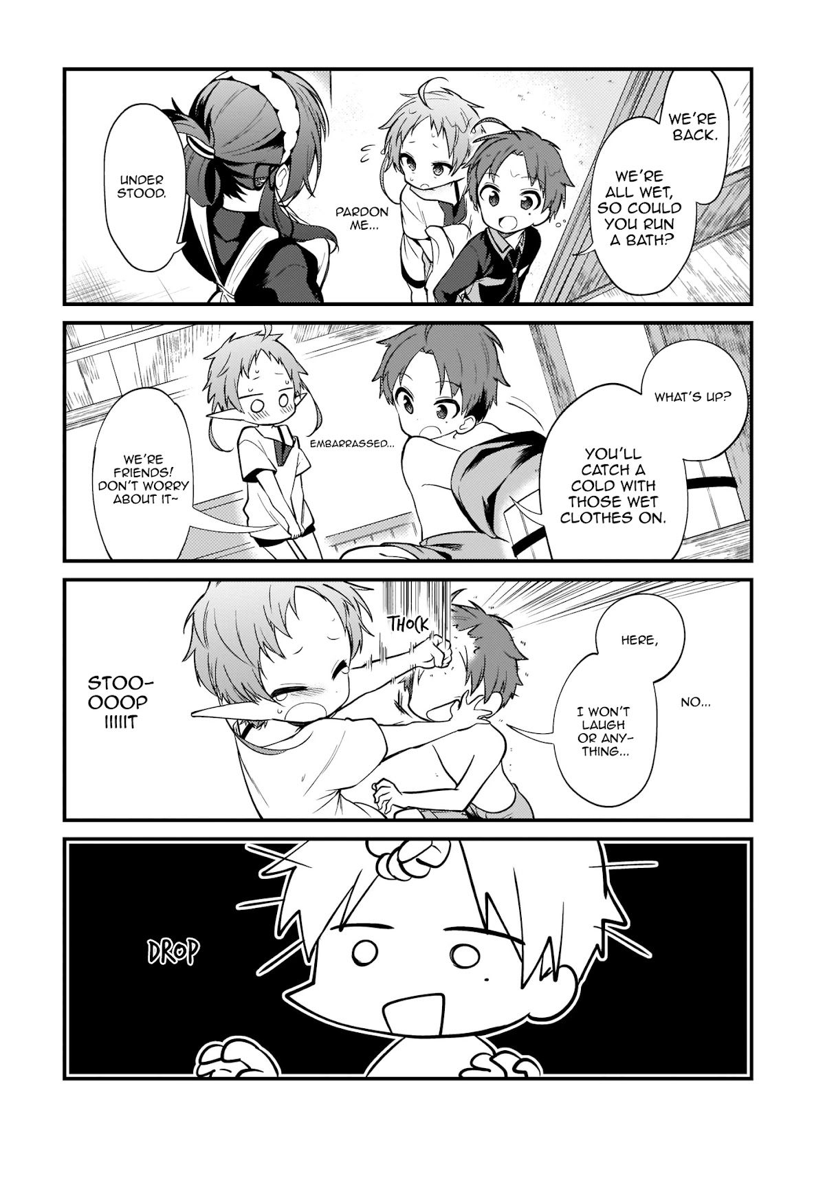 Mushoku Tensei: Even If It's a 4-Koma, I'll Get Serious chapter 3 page 14