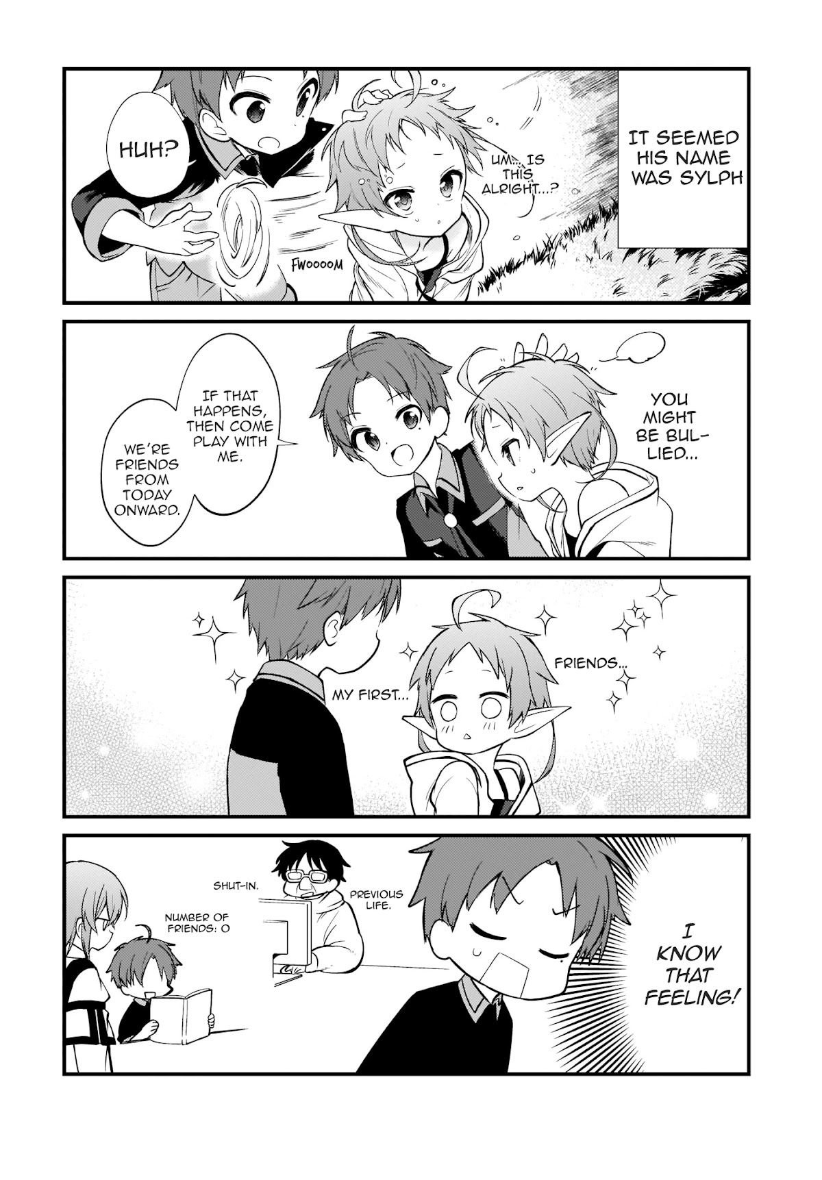 Mushoku Tensei: Even If It's a 4-Koma, I'll Get Serious chapter 3 page 6