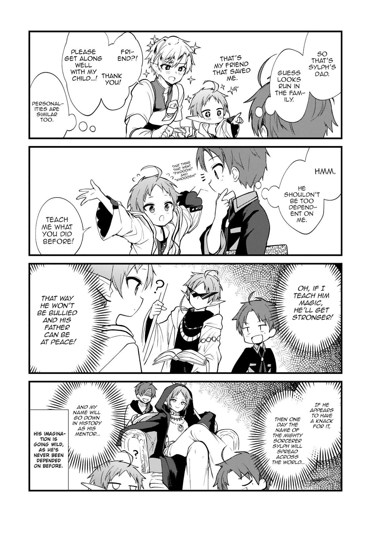 Mushoku Tensei: Even If It's a 4-Koma, I'll Get Serious chapter 3 page 8
