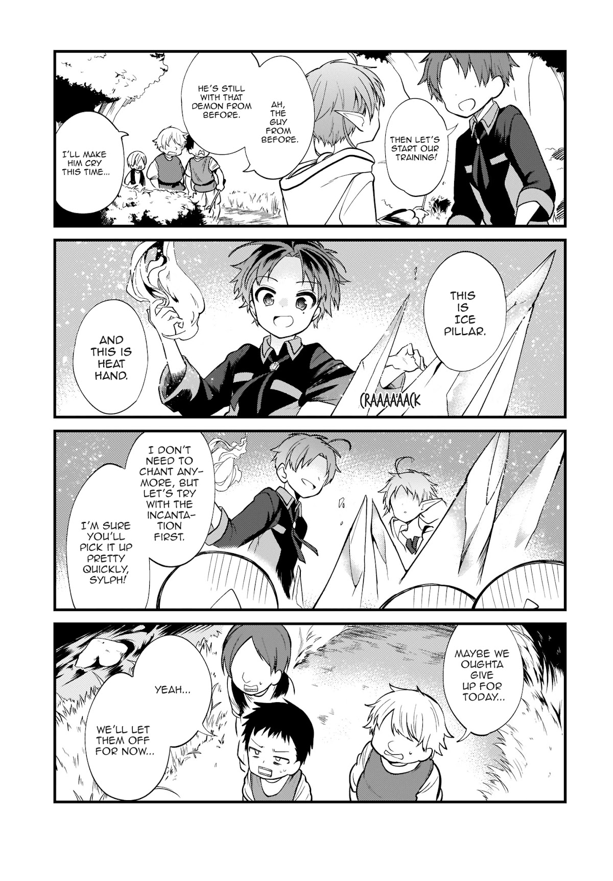 Mushoku Tensei: Even If It's a 4-Koma, I'll Get Serious chapter 3 page 9