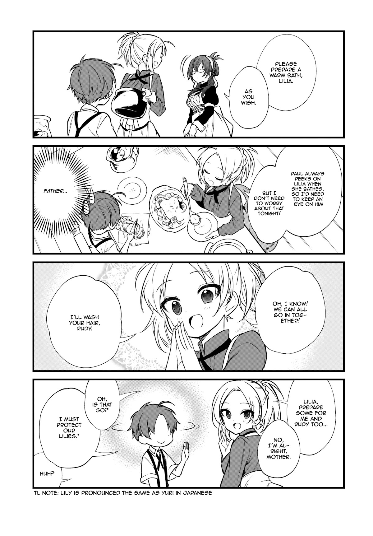 Mushoku Tensei: Even If It's a 4-Koma, I'll Get Serious chapter 4 page 15