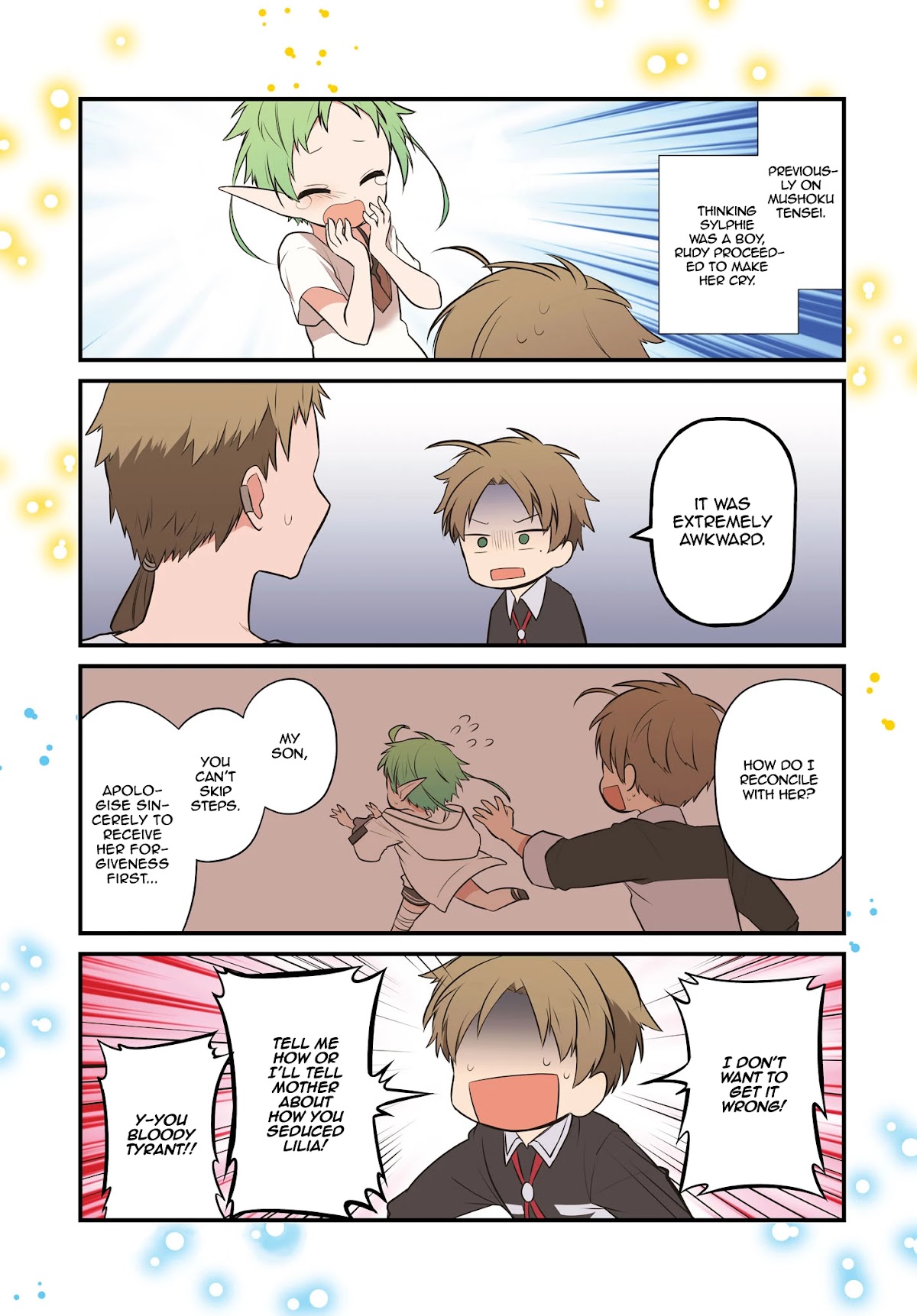 Mushoku Tensei: Even If It's a 4-Koma, I'll Get Serious chapter 4 page 2