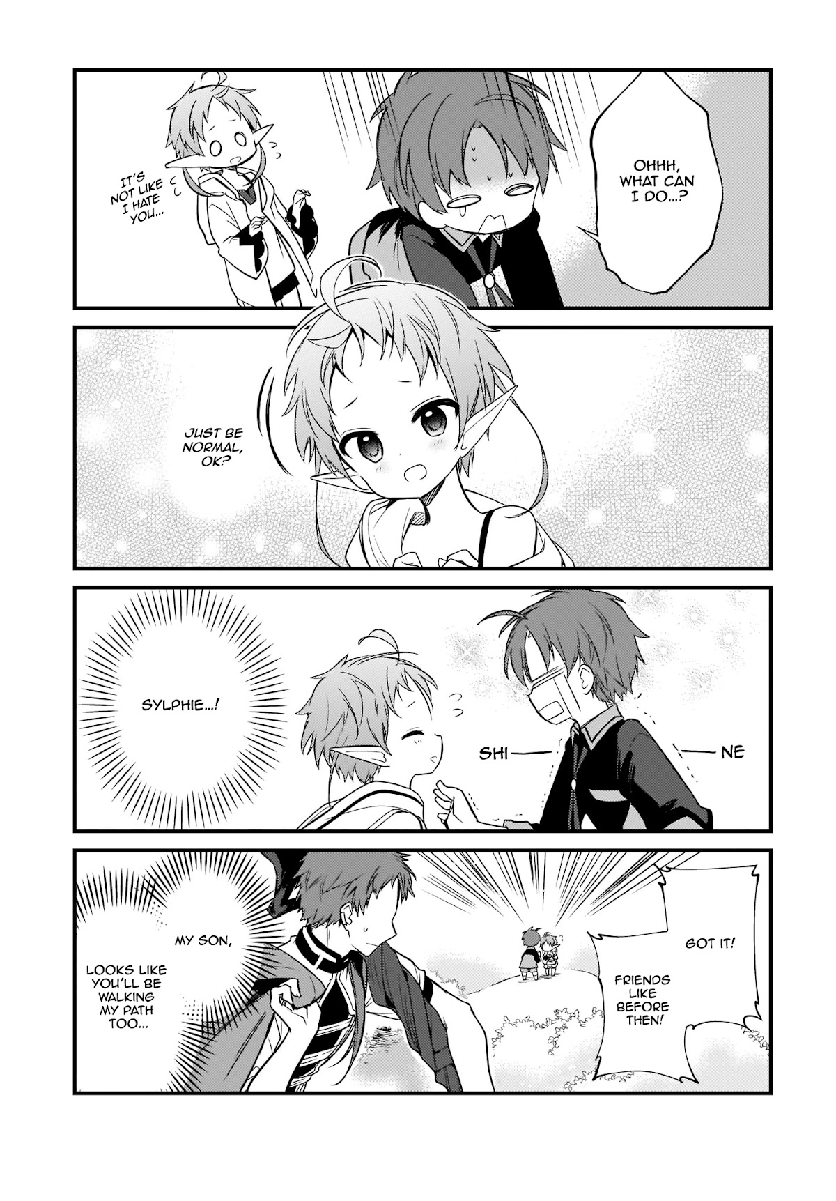 Mushoku Tensei: Even If It's a 4-Koma, I'll Get Serious chapter 4 page 7