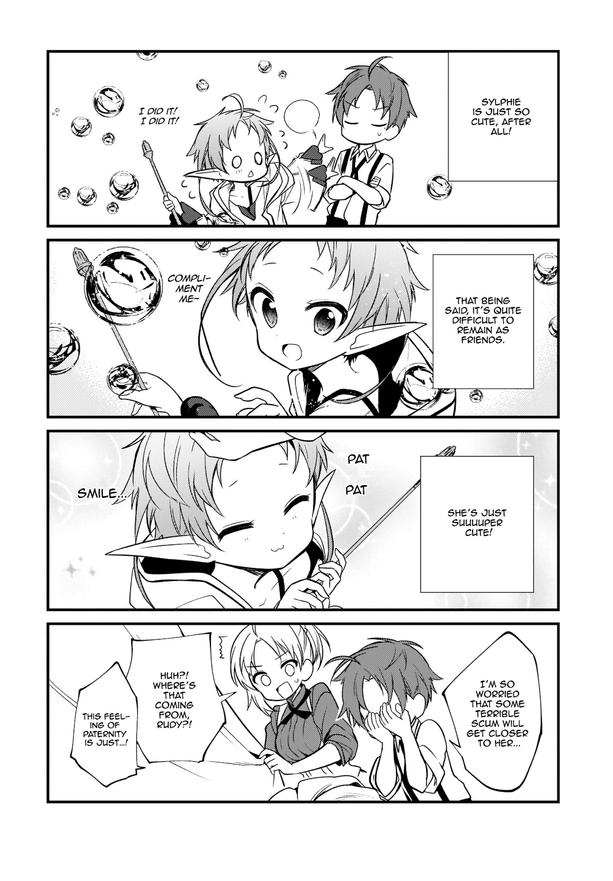 Mushoku Tensei: Even If It's a 4-Koma, I'll Get Serious chapter 4 page 8