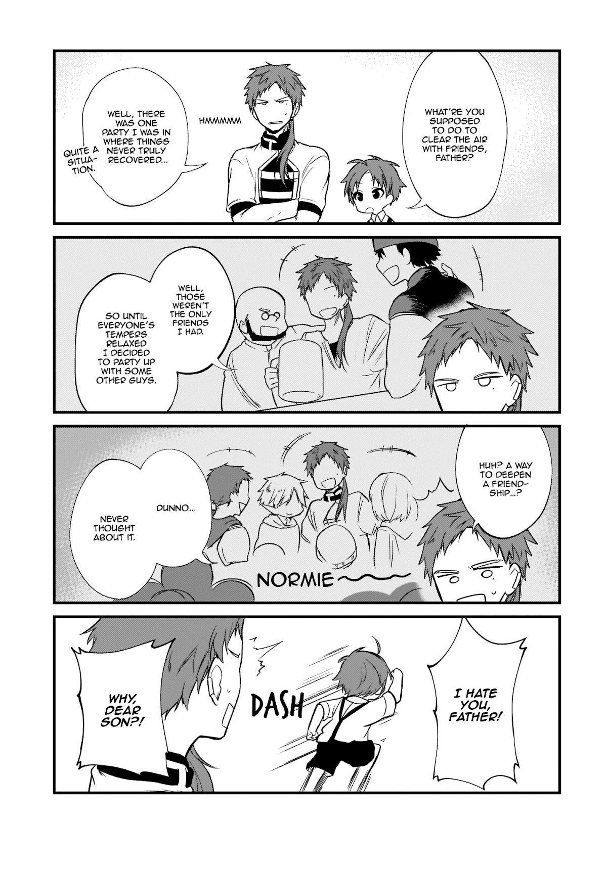 Mushoku Tensei: Even If It's a 4-Koma, I'll Get Serious chapter 4 page 9