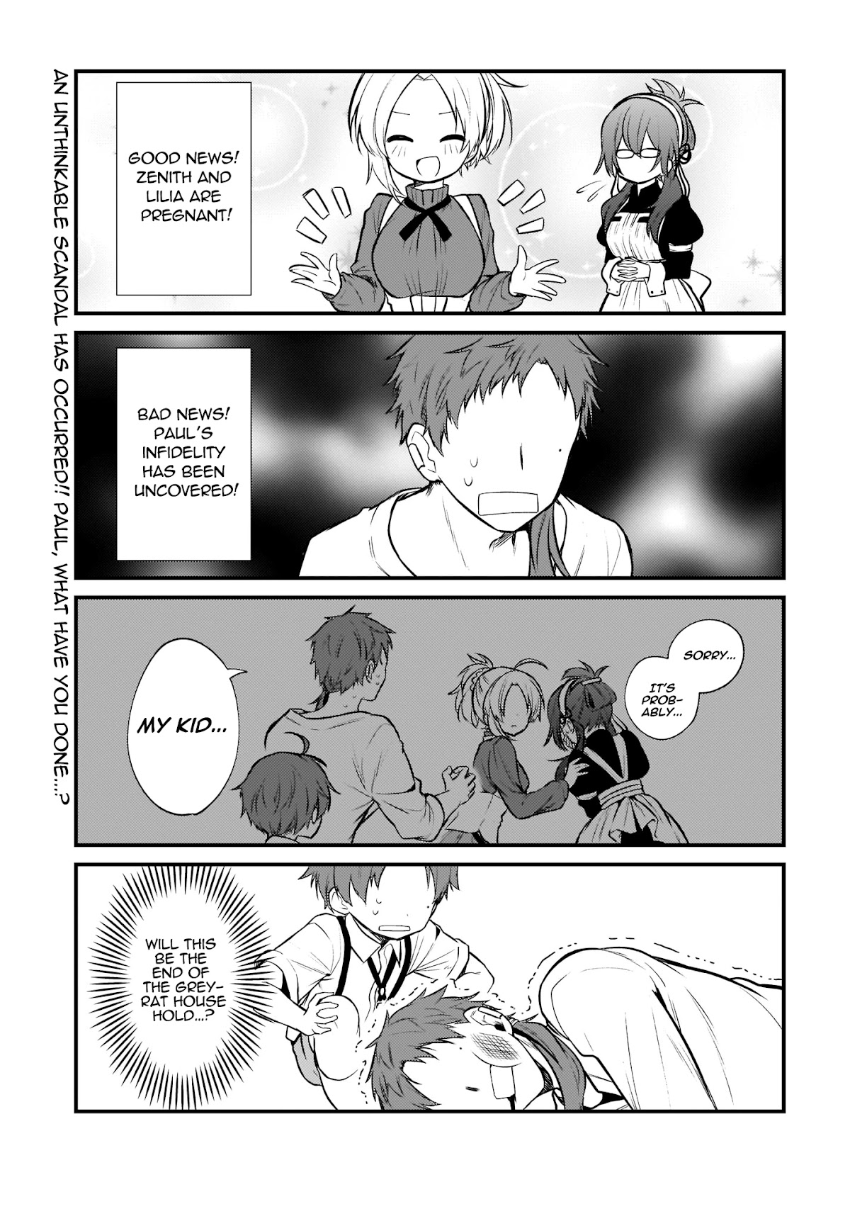 Mushoku Tensei: Even If It's a 4-Koma, I'll Get Serious chapter 5 page 1