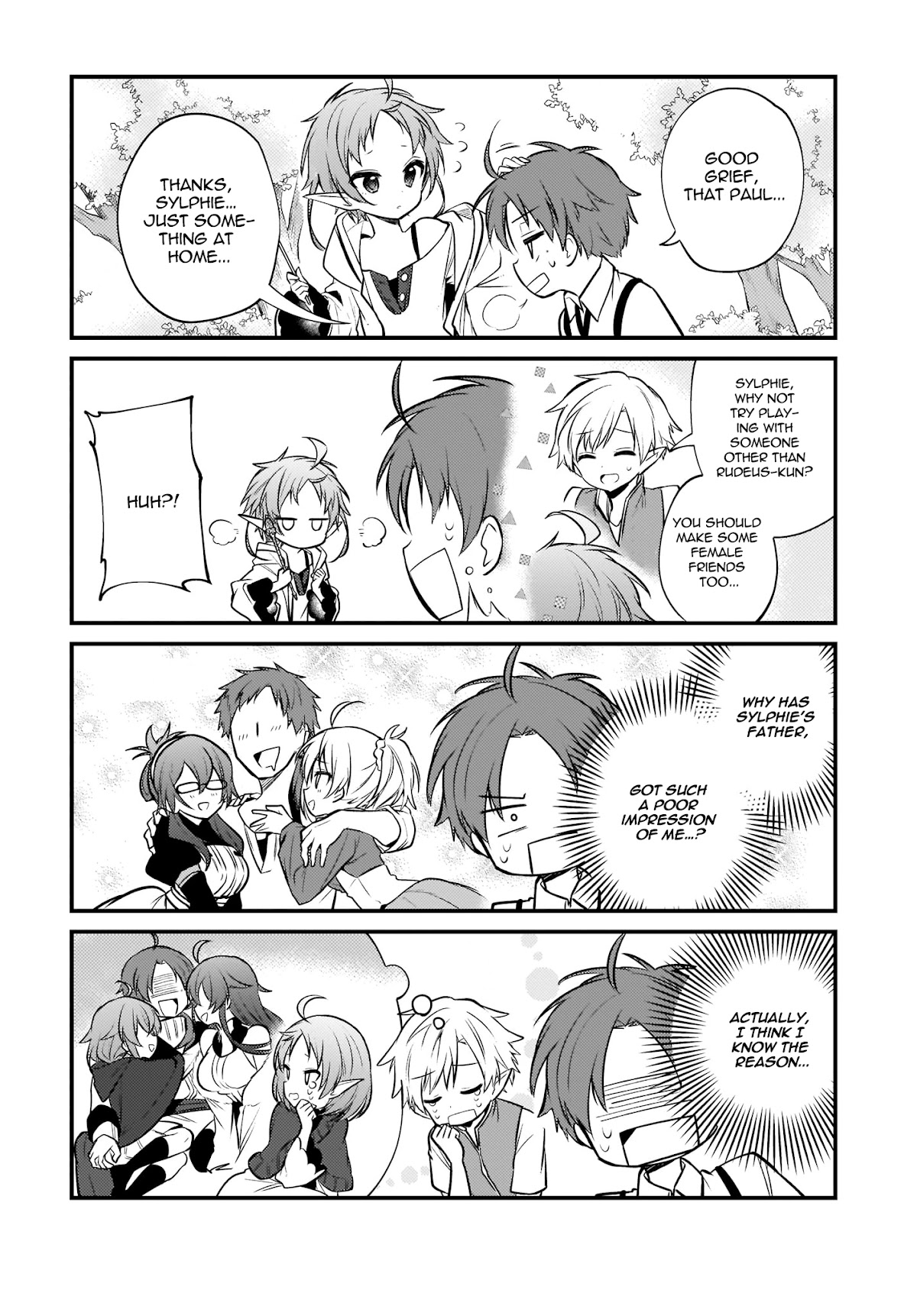 Mushoku Tensei: Even If It's a 4-Koma, I'll Get Serious chapter 5 page 13