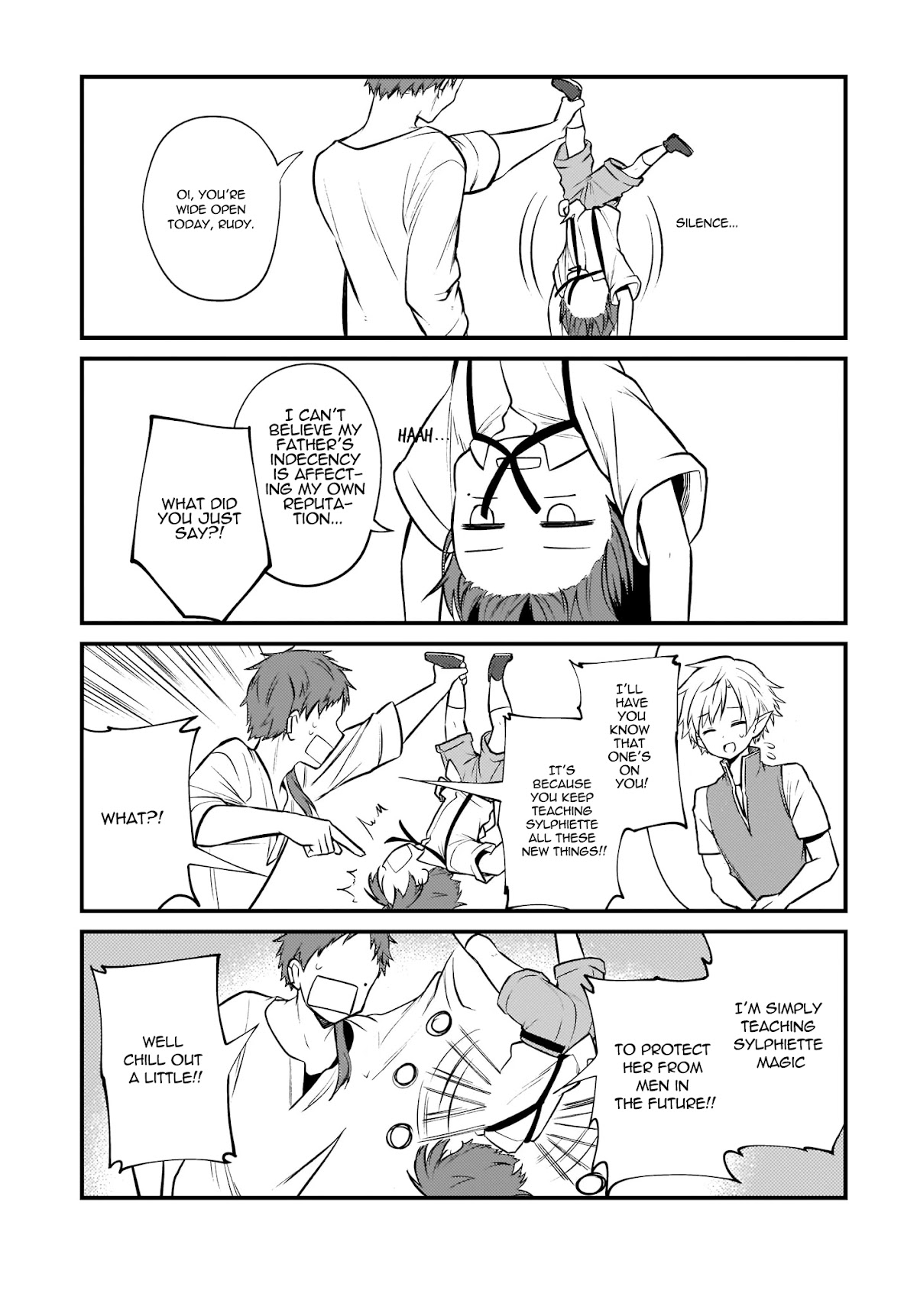 Mushoku Tensei: Even If It's a 4-Koma, I'll Get Serious chapter 5 page 14