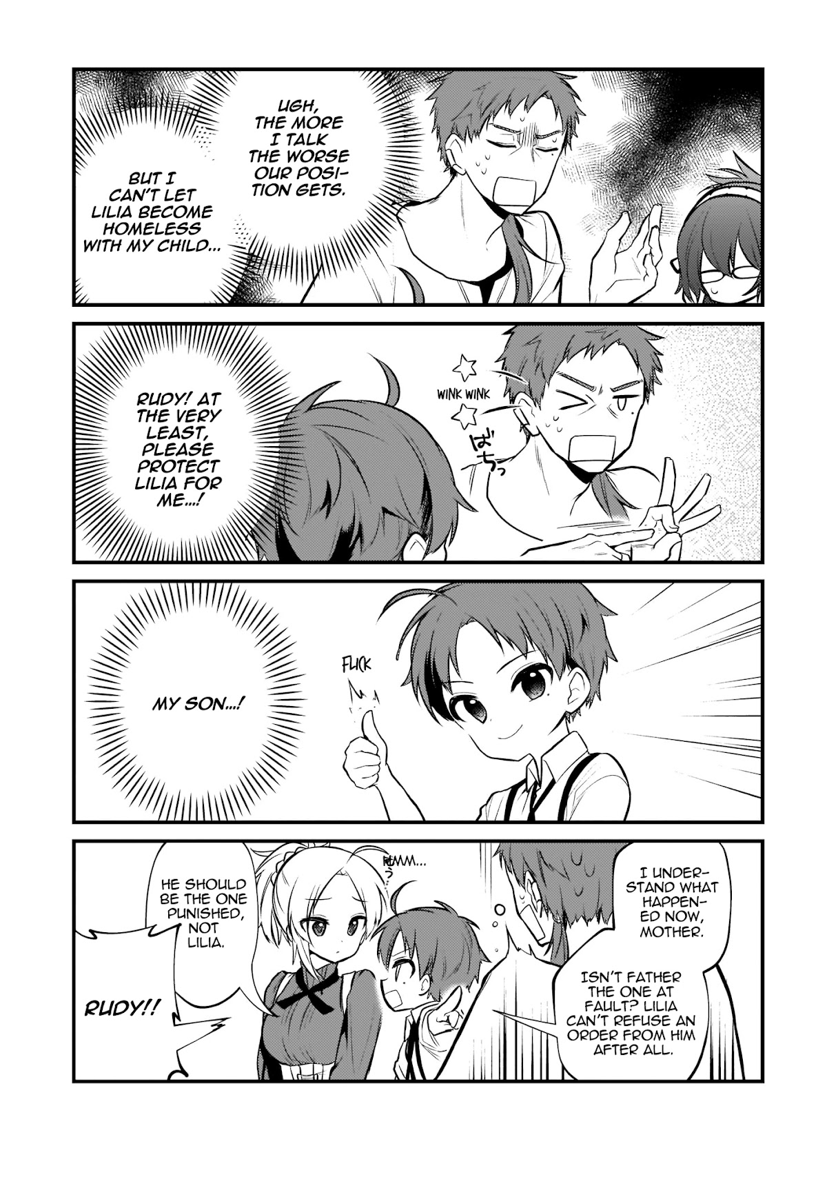 Mushoku Tensei: Even If It's a 4-Koma, I'll Get Serious chapter 5 page 6