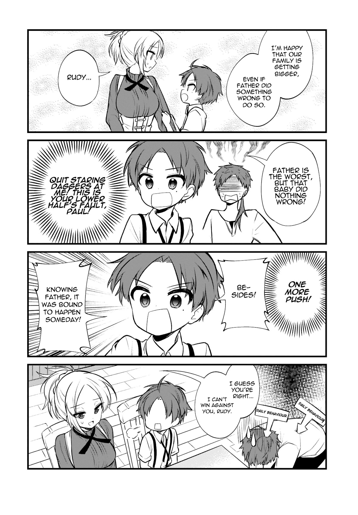 Mushoku Tensei: Even If It's a 4-Koma, I'll Get Serious chapter 5 page 7