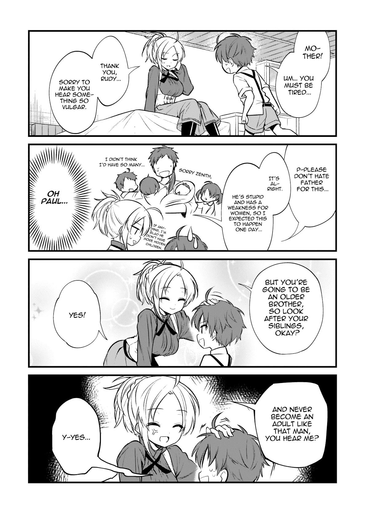 Mushoku Tensei: Even If It's a 4-Koma, I'll Get Serious chapter 5 page 9