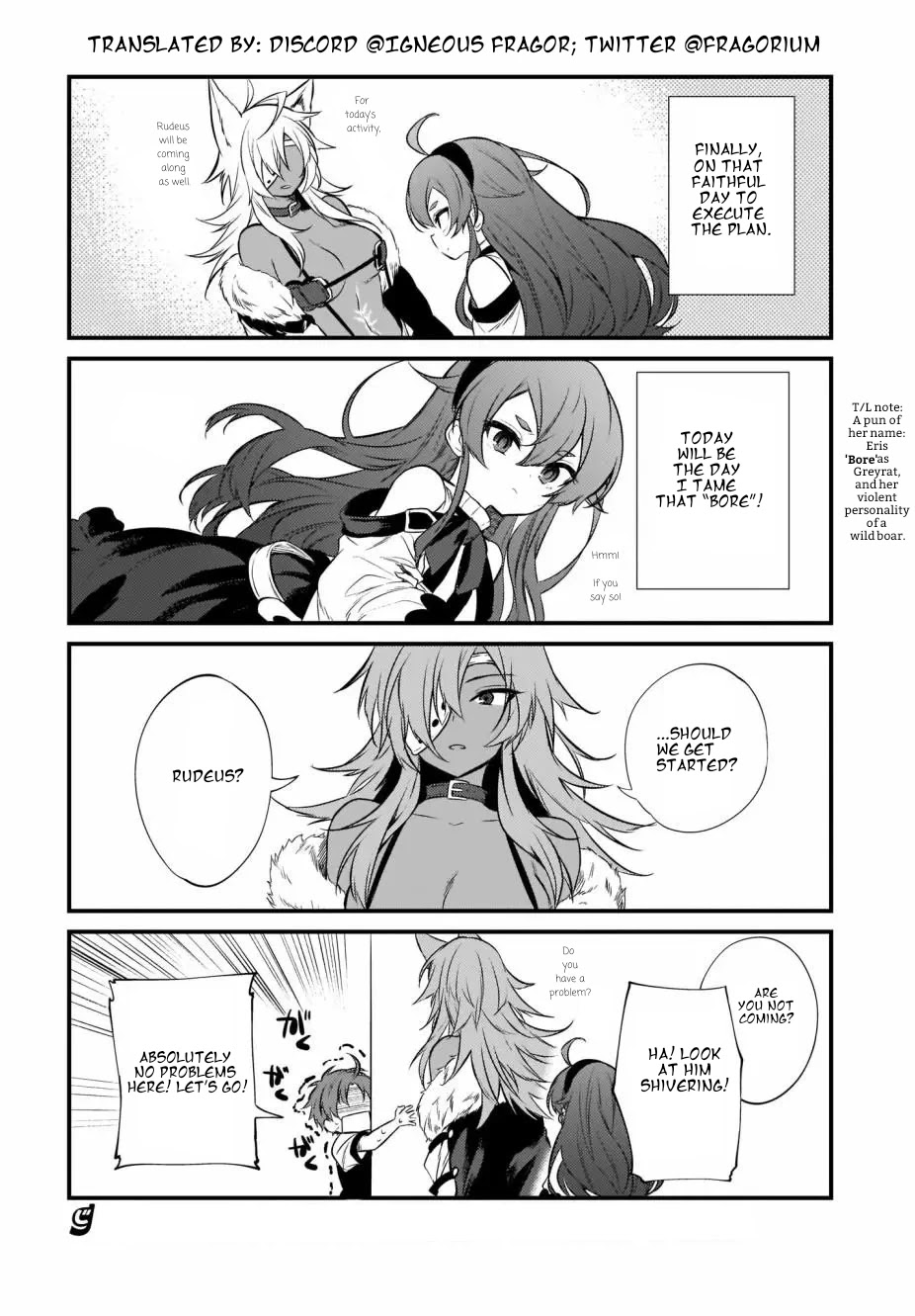 Mushoku Tensei: Even If It's a 4-Koma, I'll Get Serious chapter 7 page 14