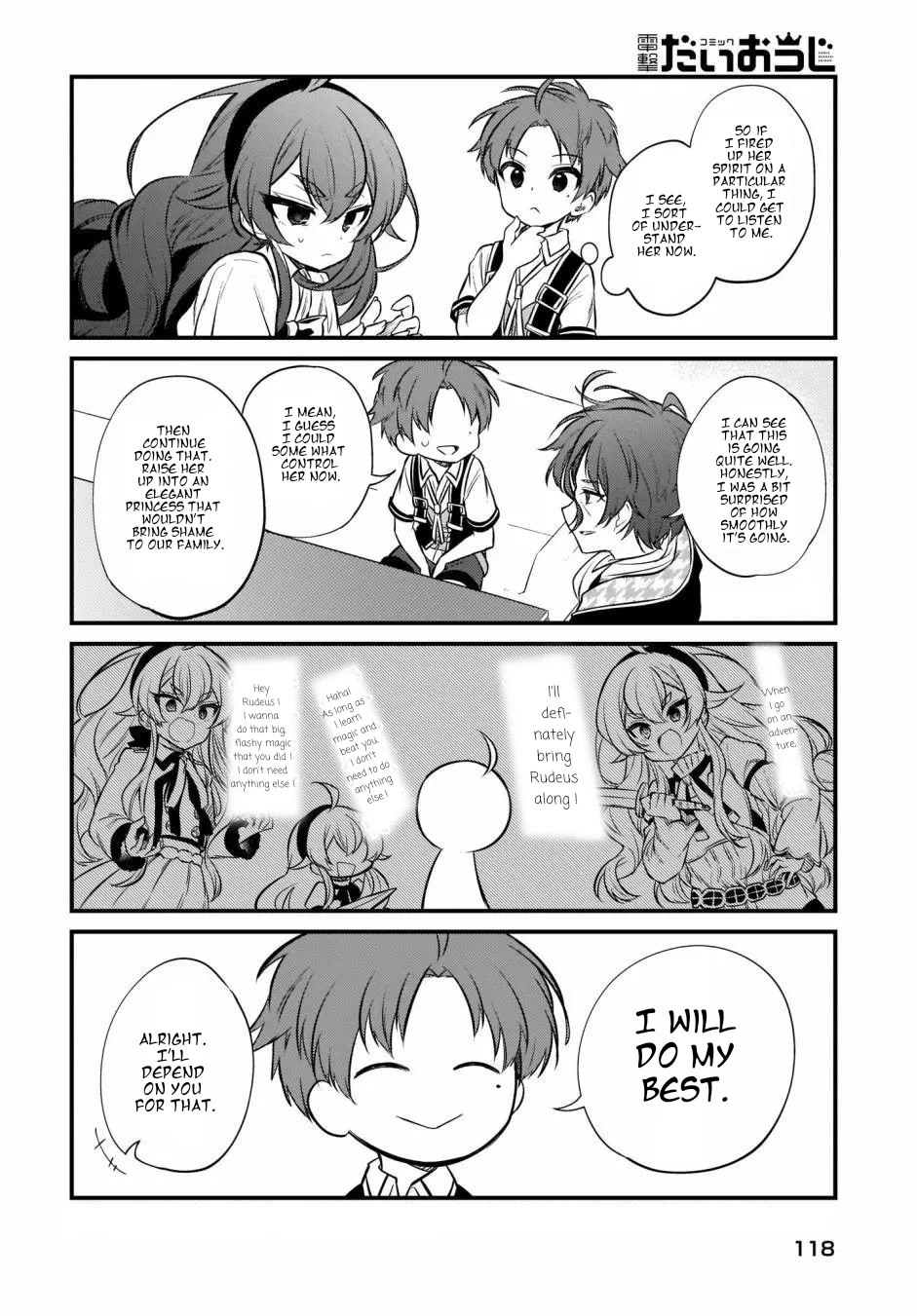 Mushoku Tensei: Even If It's a 4-Koma, I'll Get Serious chapter 9 page 13