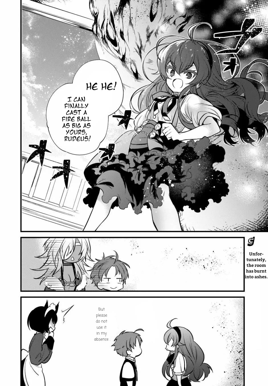 Mushoku Tensei: Even If It's a 4-Koma, I'll Get Serious chapter 9 page 15