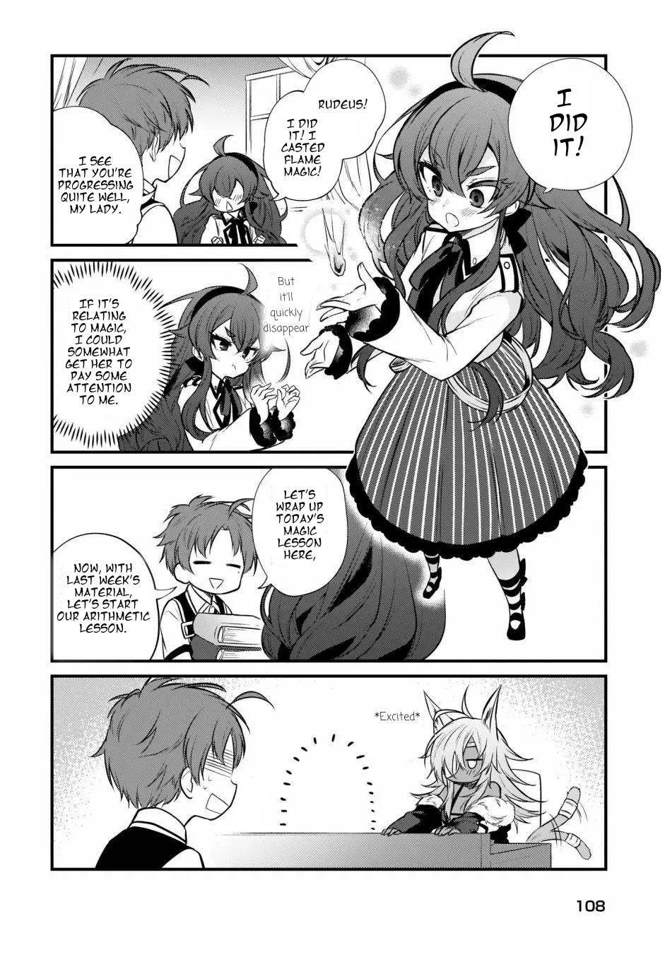 Mushoku Tensei: Even If It's a 4-Koma, I'll Get Serious chapter 9 page 3