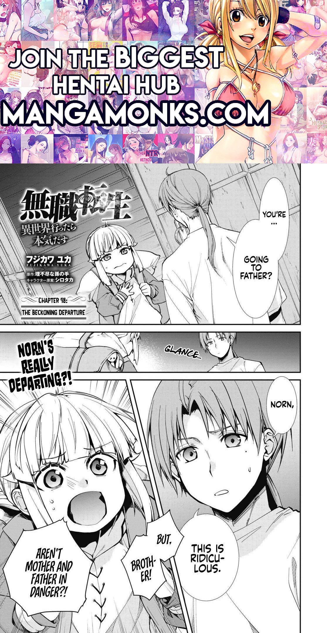 Mushoku Tensei ~Isekai Ittara Honki Dasu~ chapter 98 page 1