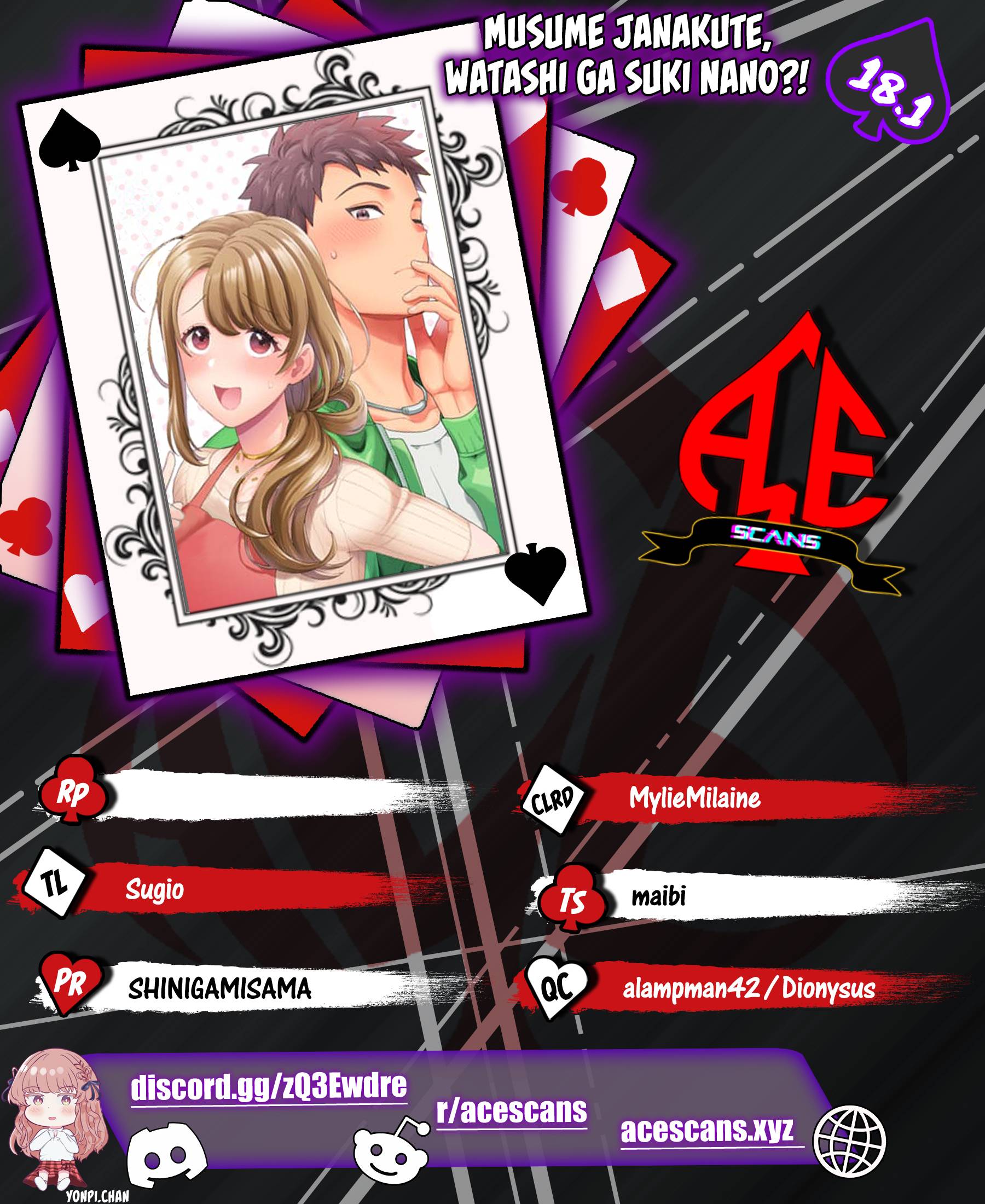 Musume Janakute, Watashi (Mama) ga Suki Nano?! chapter 18.1 page 1