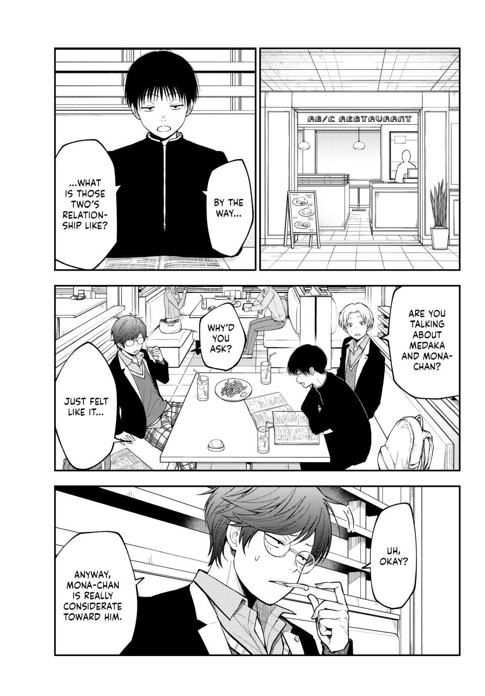 My Charms Are Wasted On Kuroiwa Medaka chapter 135 page 11