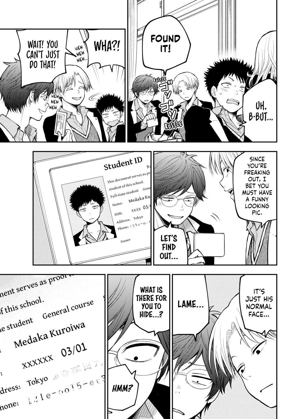 My Charms Are Wasted On Kuroiwa Medaka chapter 140 page 13