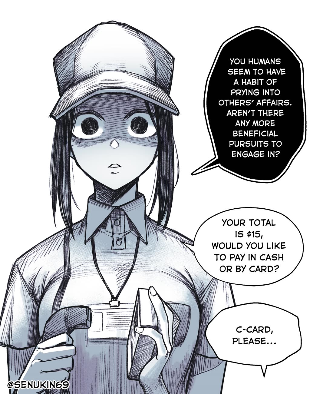 My Co-worker Is an Eldritch X! chapter 1 page 3