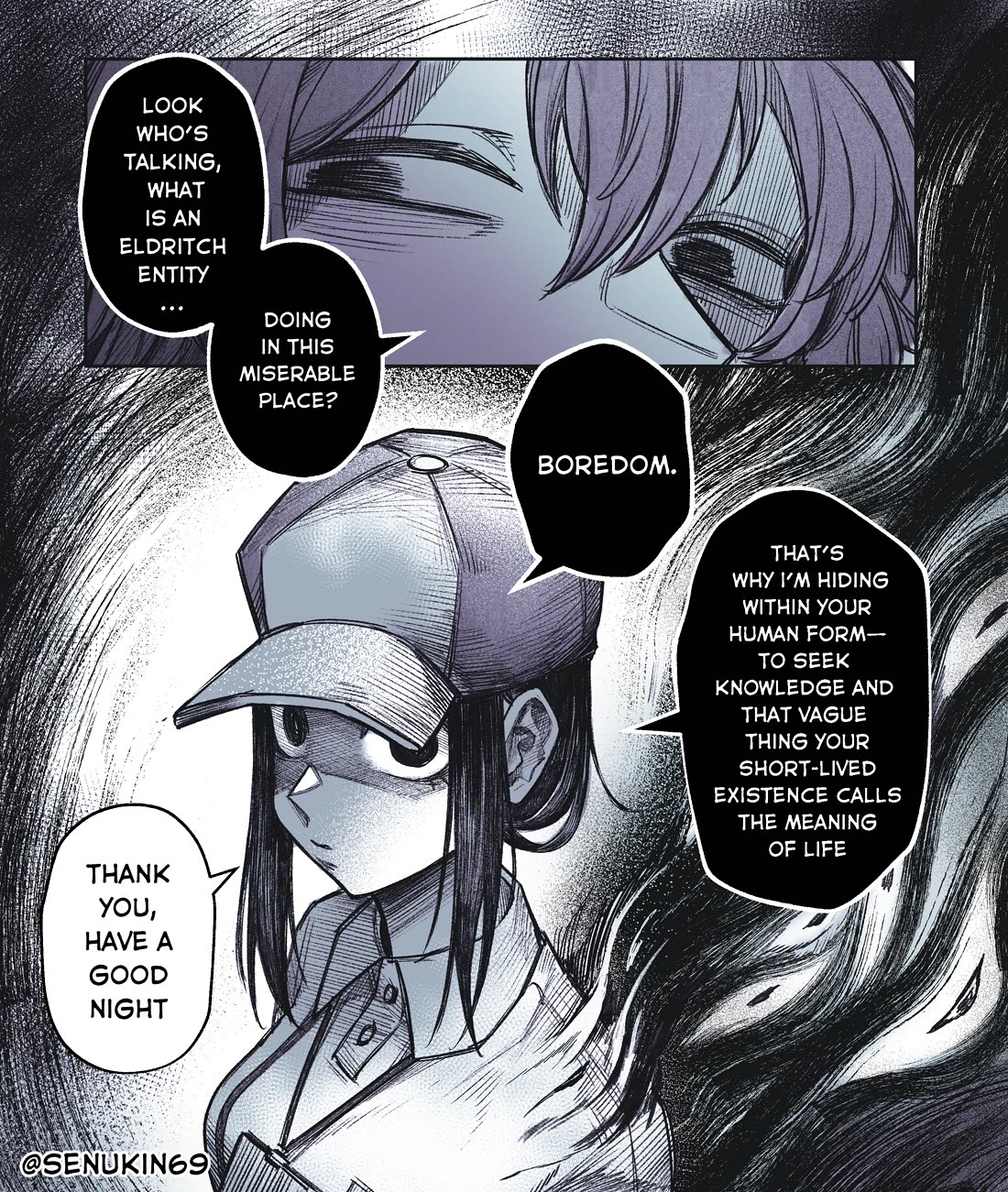 My Co-worker Is an Eldritch X! chapter 1 page 4