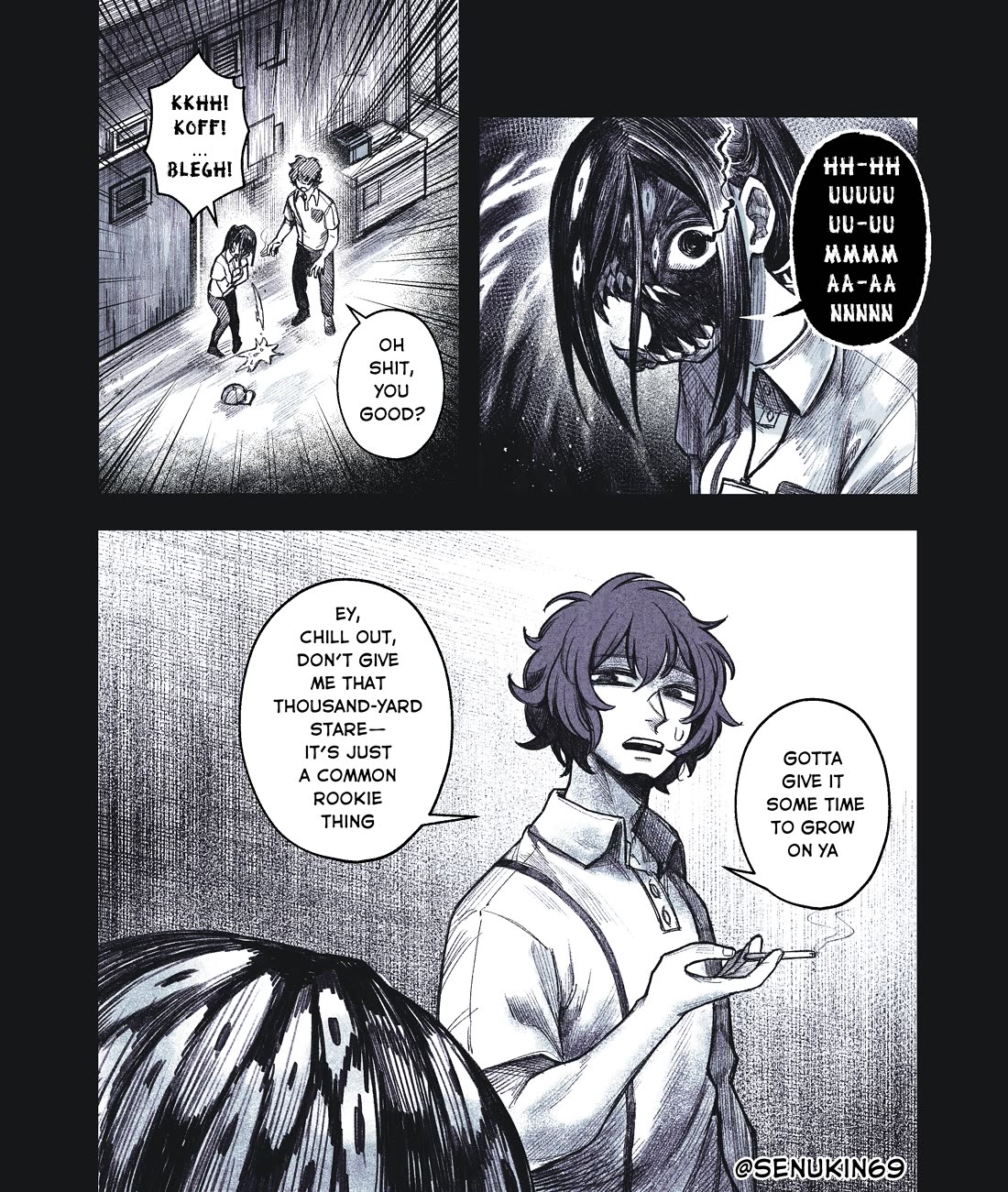 My Co-worker Is an Eldritch X! chapter 2 page 4