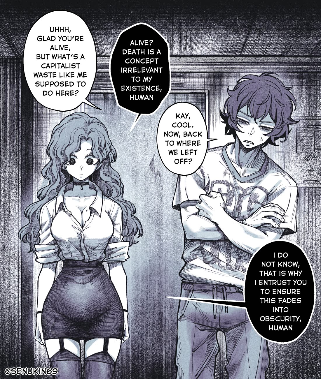 My Co-worker Is an Eldritch X! chapter 3 page 1