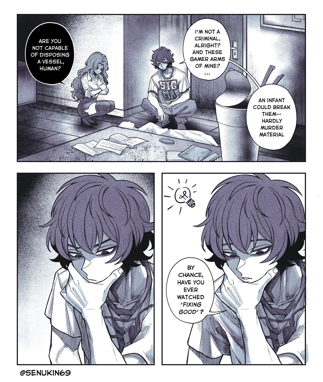 My Co-worker Is an Eldritch X! chapter 3 page 6