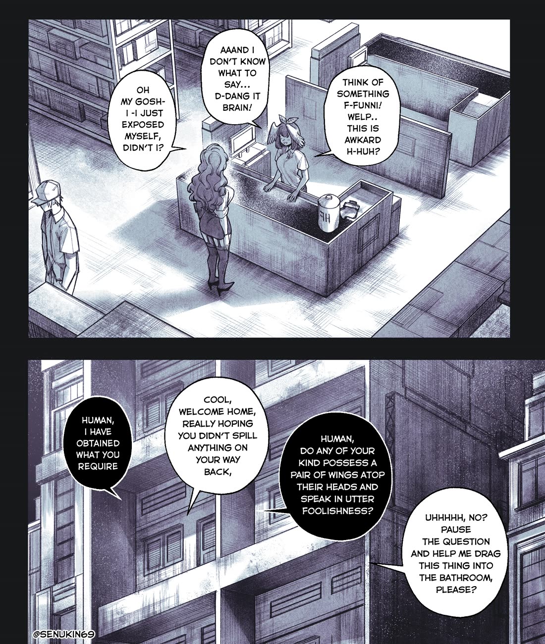 My Co-worker Is an Eldritch X! chapter 4 page 3