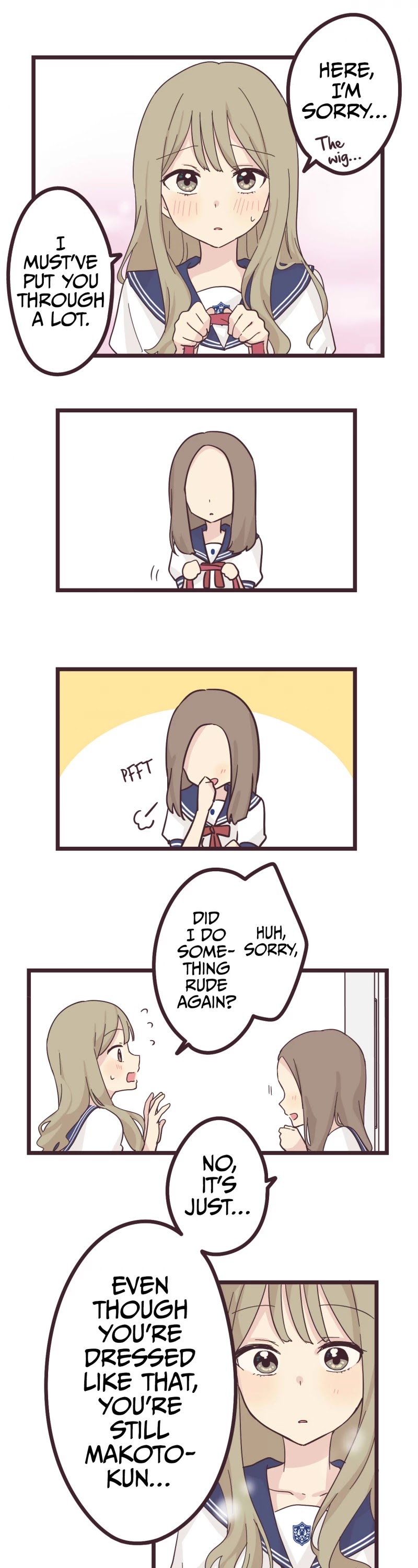 My Crossdressing Senpai chapter 17 page 9