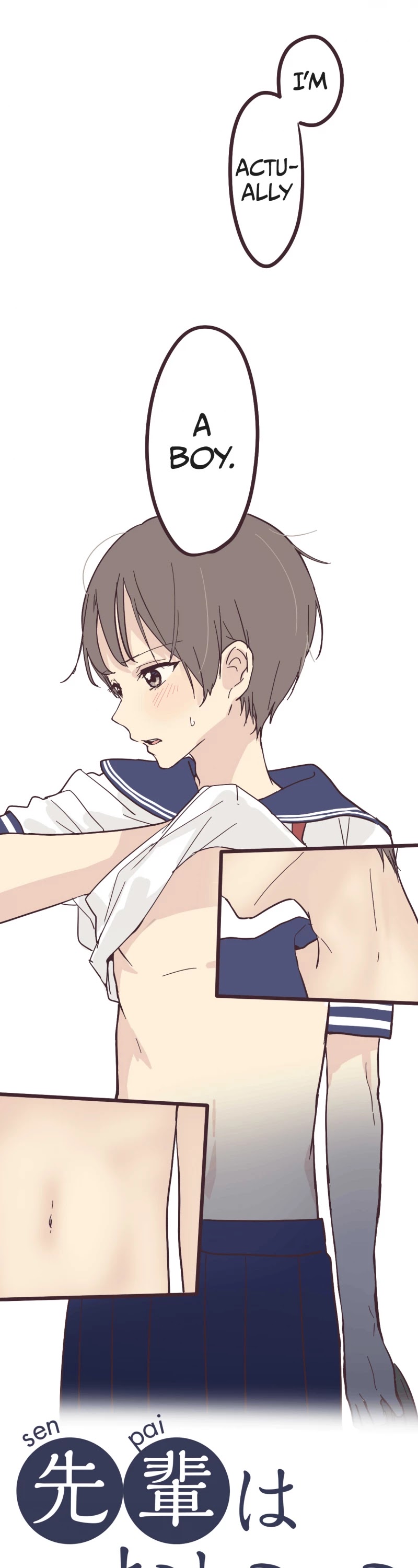 My Crossdressing Senpai chapter 2 page 1