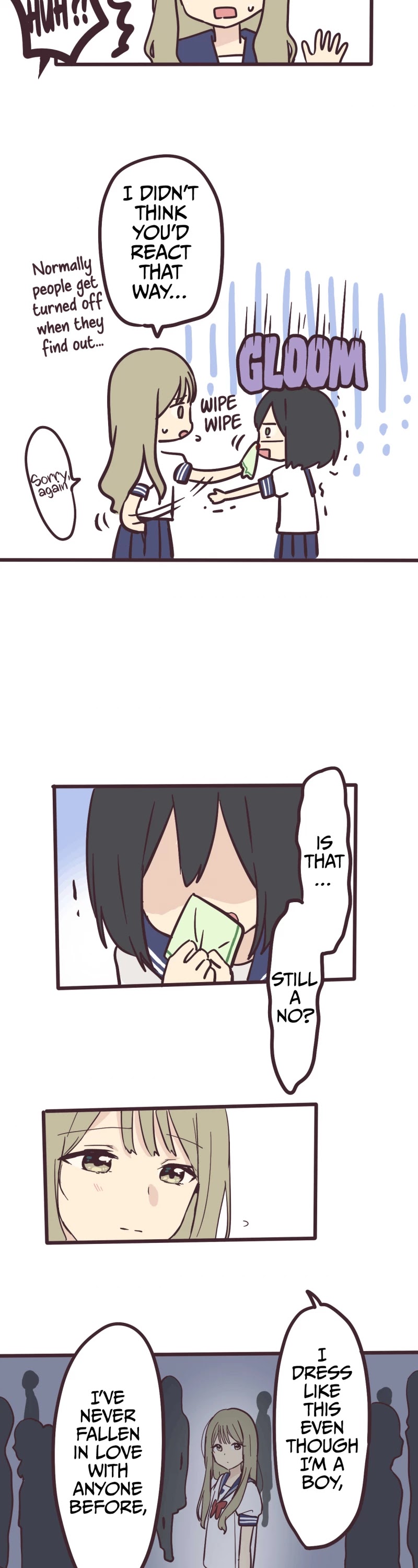 My Crossdressing Senpai chapter 2 page 6