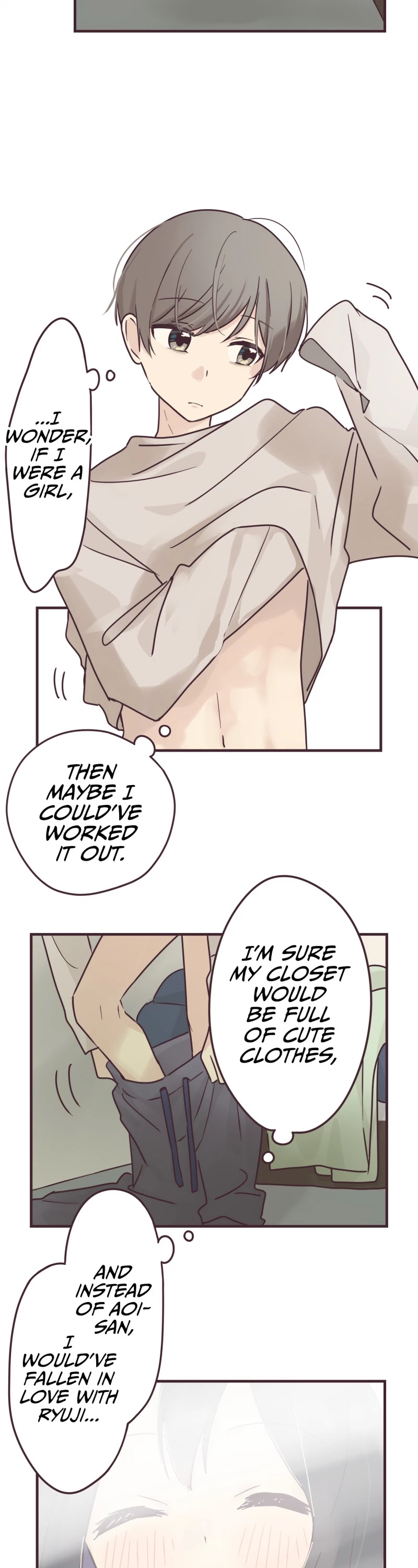 My Crossdressing Senpai chapter 56 page 22