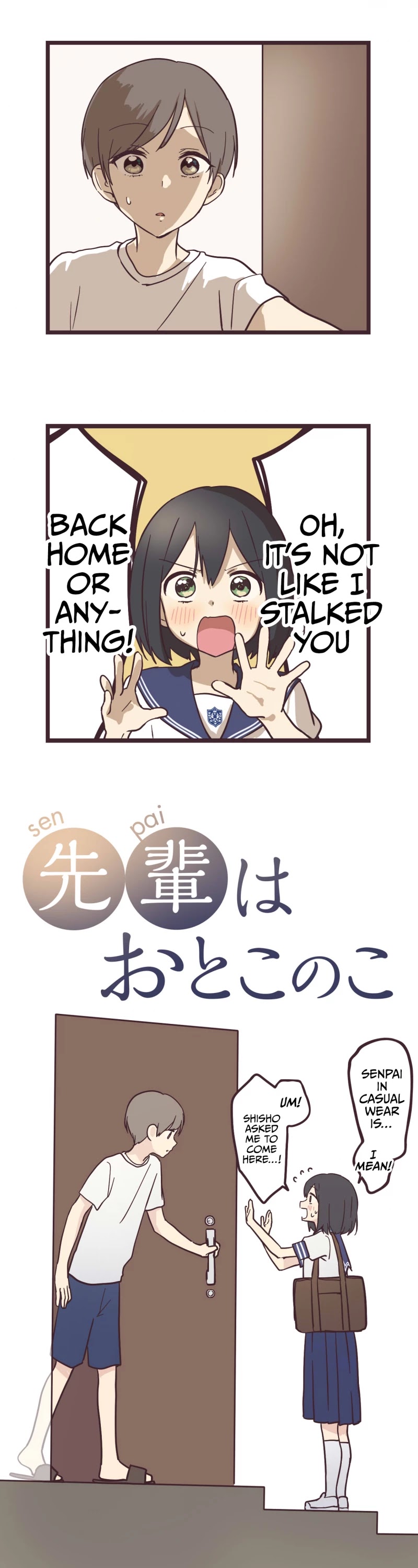 My Crossdressing Senpai chapter 8 page 1