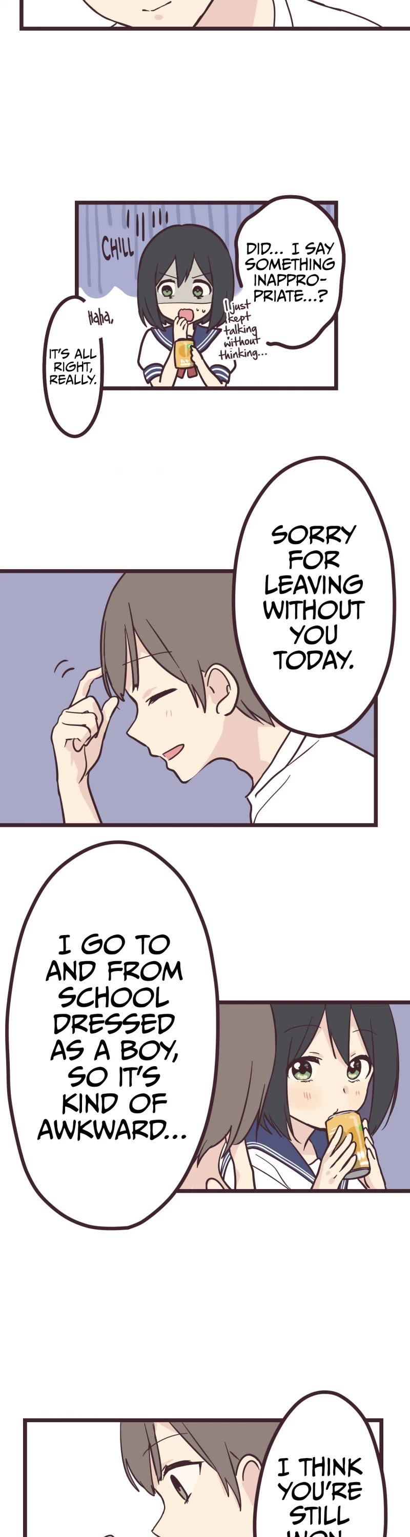 My Crossdressing Senpai chapter 8 page 14