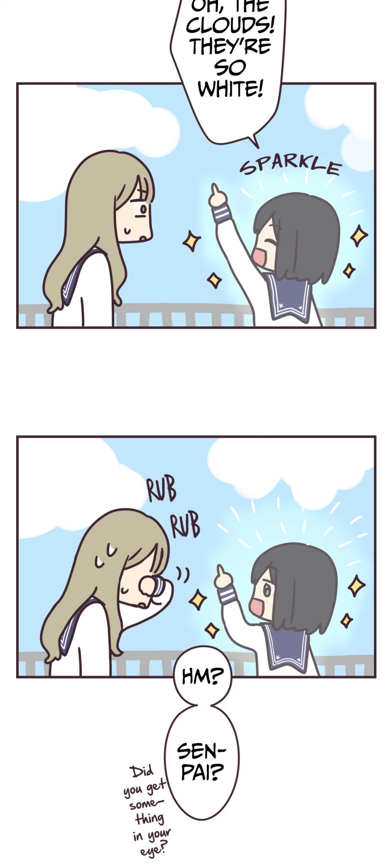 My Crossdressing Senpai chapter 86 page 12