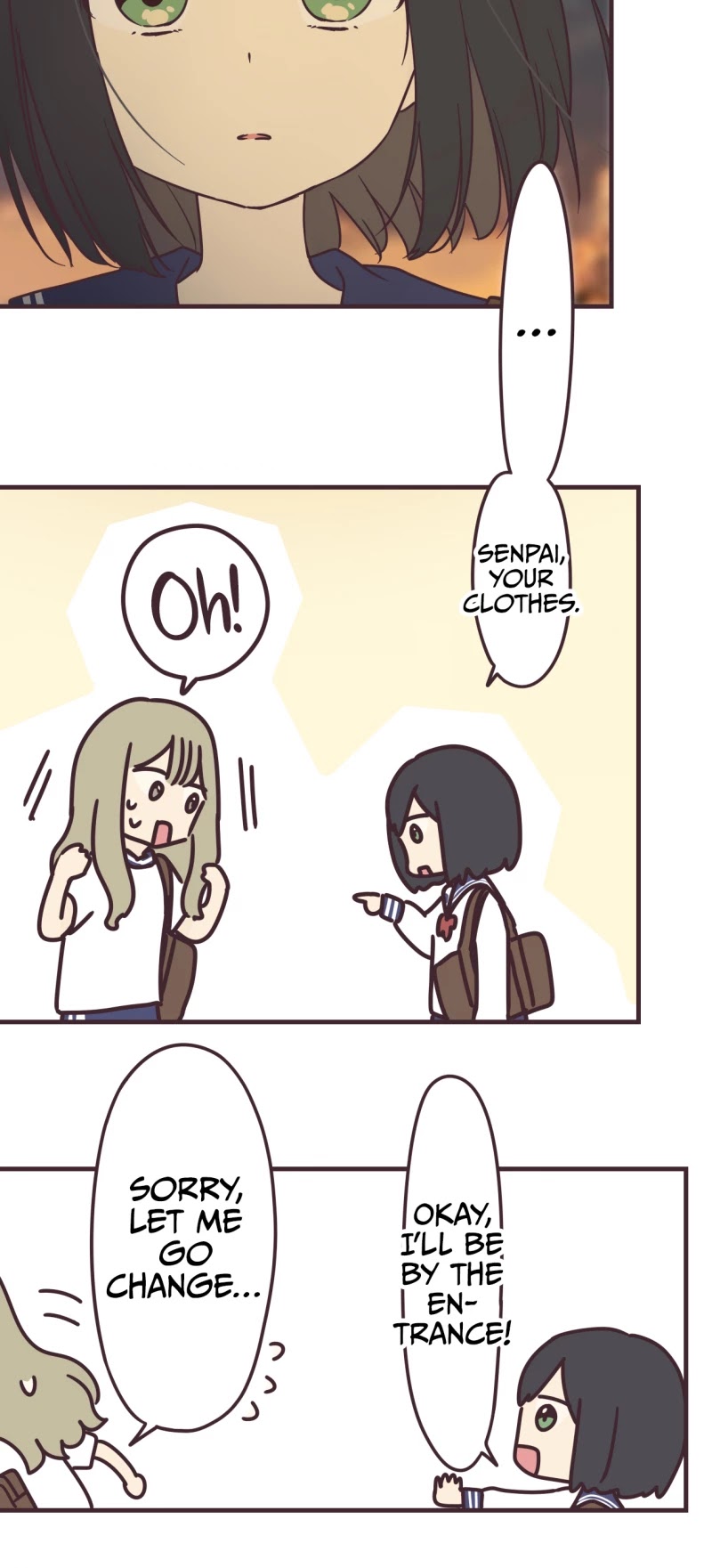 My Crossdressing Senpai chapter 88 page 16