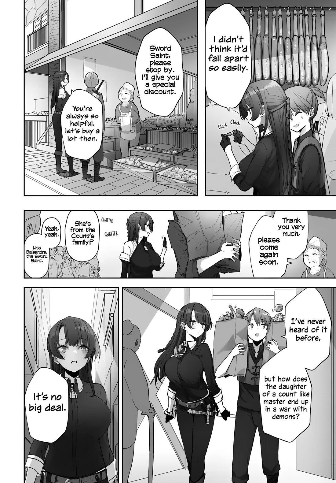 My Female Sword Master, Whom I Live With, Is So Cute That I'm Happy Every Day chapter 1 page 13
