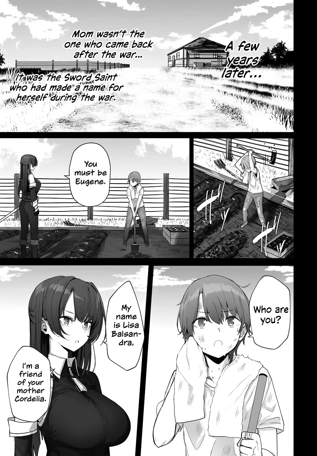 My Female Sword Master, Whom I Live With, Is So Cute That I'm Happy Every Day chapter 1 page 18