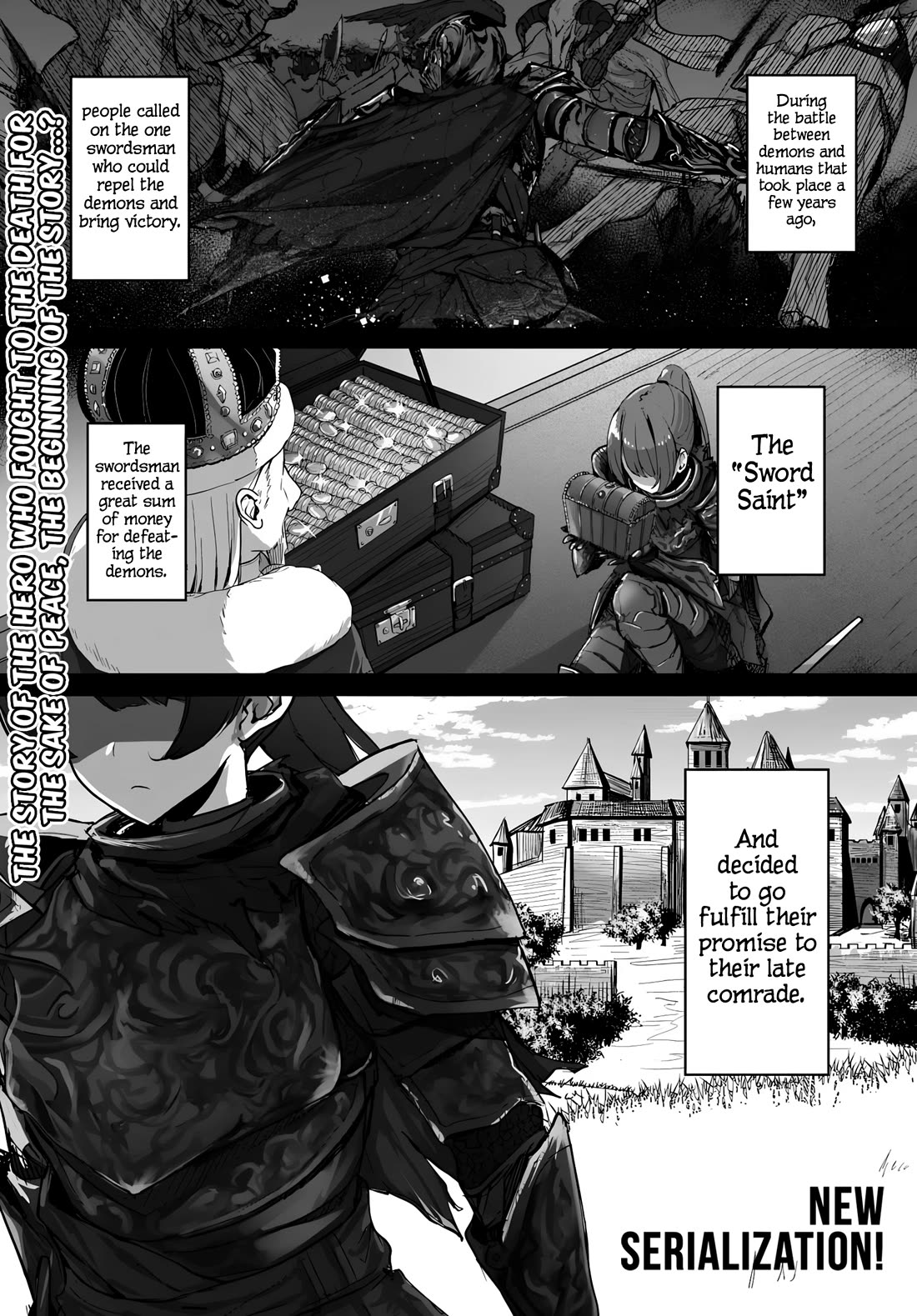 My Female Sword Master, Whom I Live With, Is So Cute That I'm Happy Every Day chapter 1 page 2