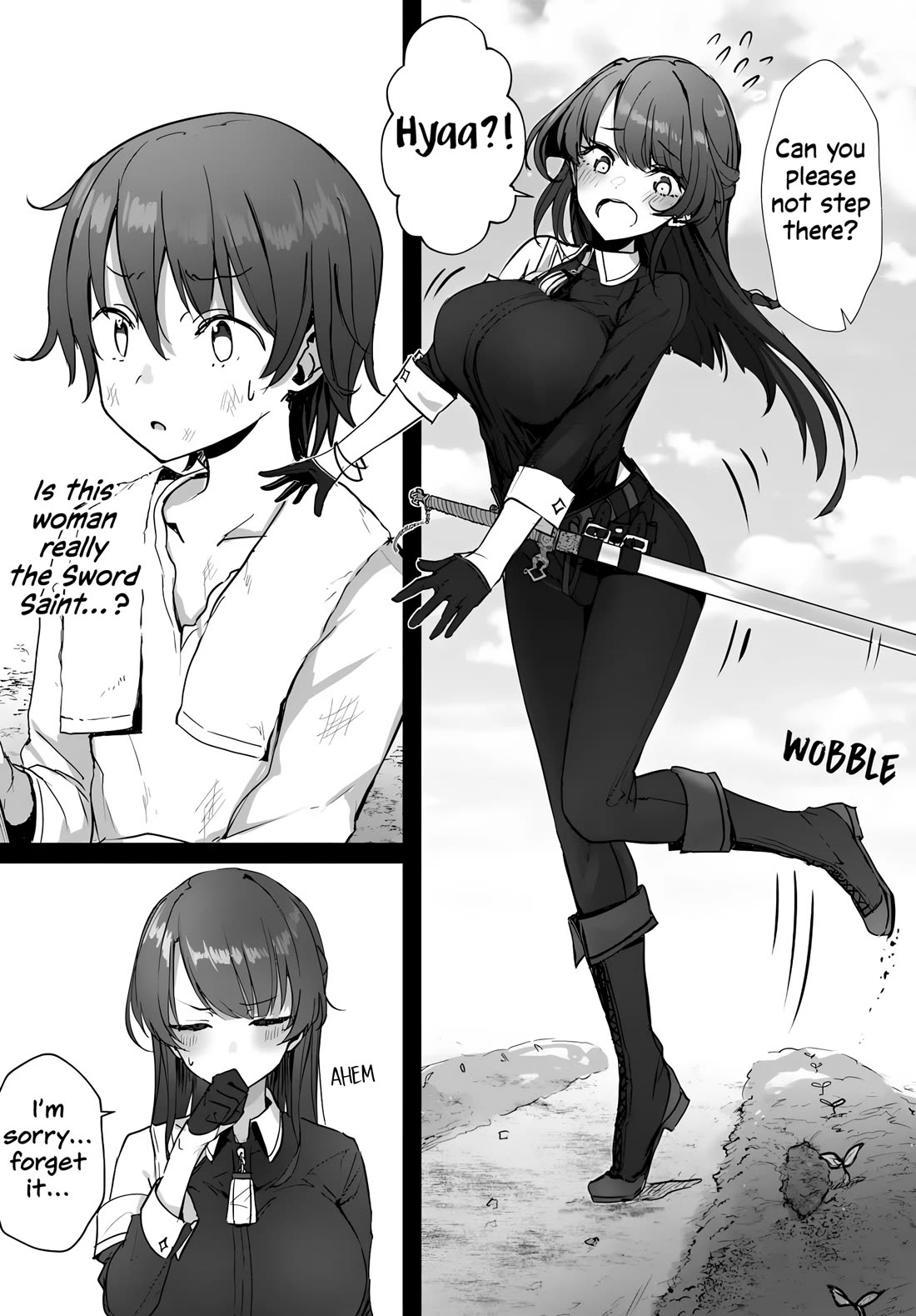 My Female Sword Master, Whom I Live With, Is So Cute That I'm Happy Every Day chapter 1 page 20
